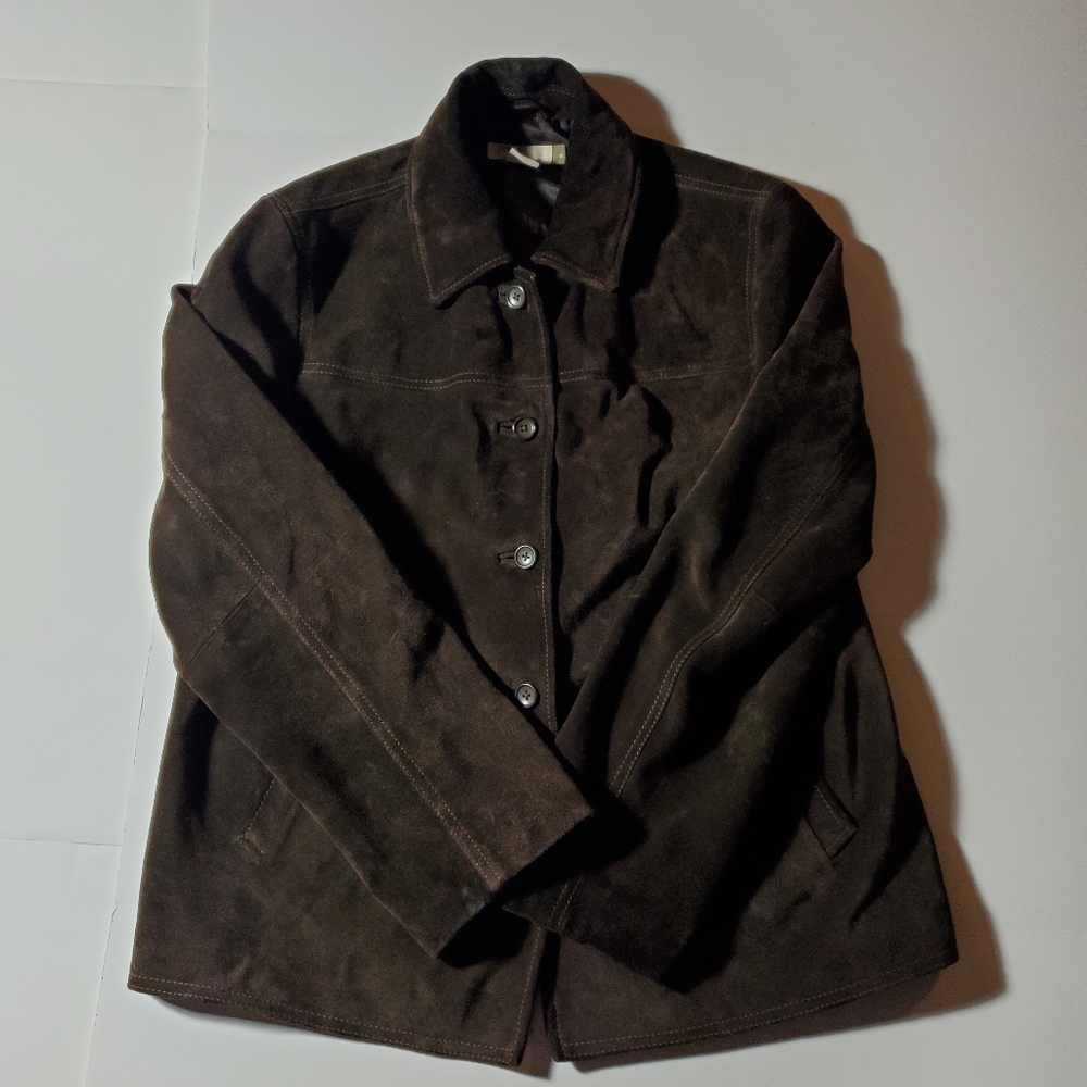 J. Crew Vintage Leather Suede Jacket